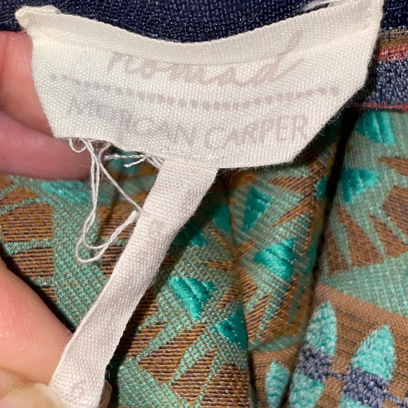 EUC Anthropologie Nomad Morgan Carper Printed Mini Skirt Size 6 - Picture 4 of 9